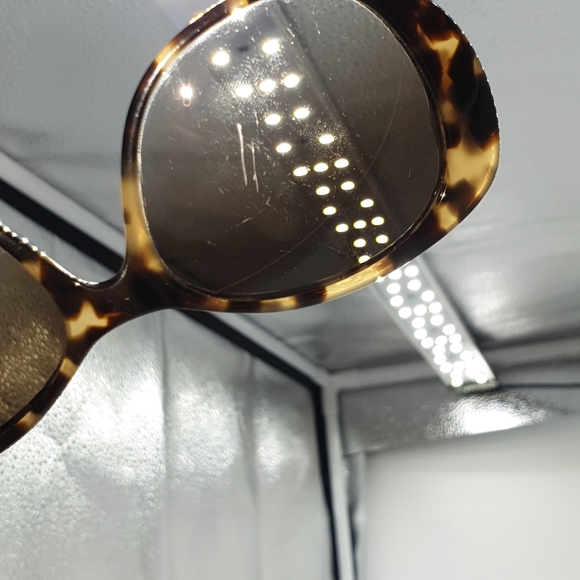 Kate Spade Brown Arcylic Round Frame Brown Lens Sunglasses. - Picture 4 of 16